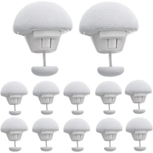 Duvet cover clips - 12 pieces - Duvet cover holders - Non-slip duvet cover clips - Suitable for blankets, sheets, curtains, socks, mattress covers - White