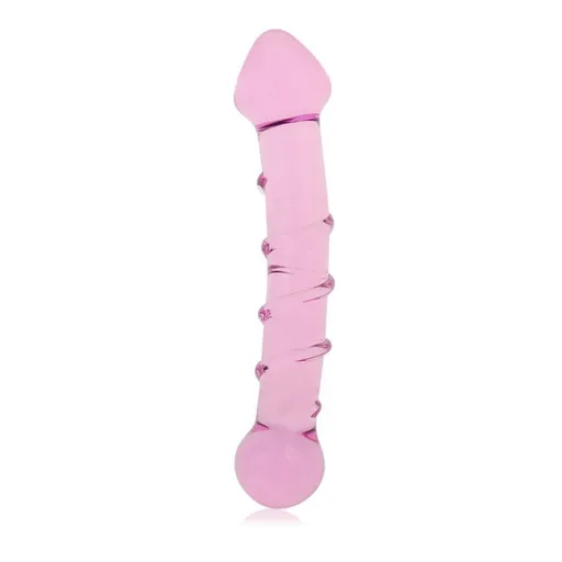 Glass Romance 5 Clear 7In - Pink