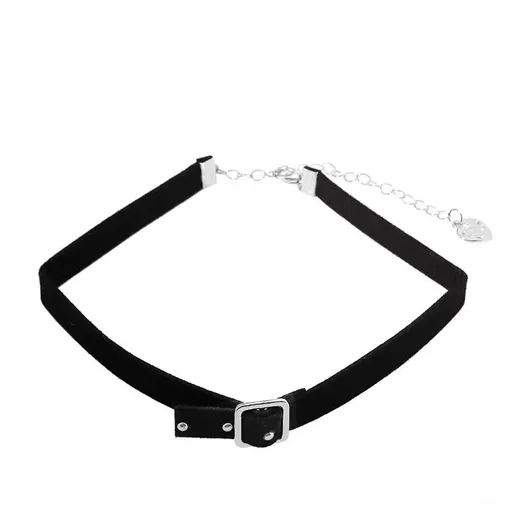 PU Leather Choker, Boho Hippie , Faux Leather Layered Black Choker Necklace, Jewelry Gift for Women, Girls
