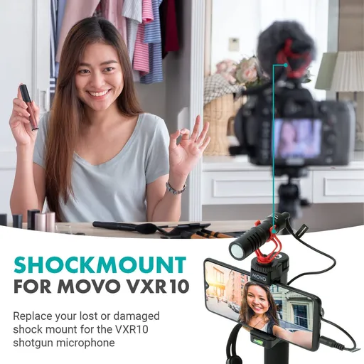 Replacement Shockmount for 10 Shotgun Camera Microphone- Shock Mount 10 Condenser Microphone shockmount