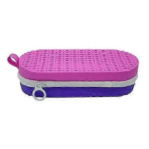 Silicone Swimming Goggle Case with Drain Hole, Lightweight Shockproof Goggle Protective Box