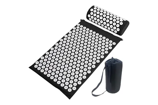 Body Massager Acupressure Cushion Mat(Black)