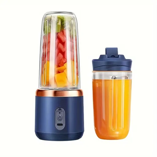 The household portable juicing cup (double cups) is the top choice for wholesale cross-border sales. This multi-functional juicer measures 19.51 centimeters in size and is an excellent gift suitable for various occasions (such as Valentine's Day, Tha