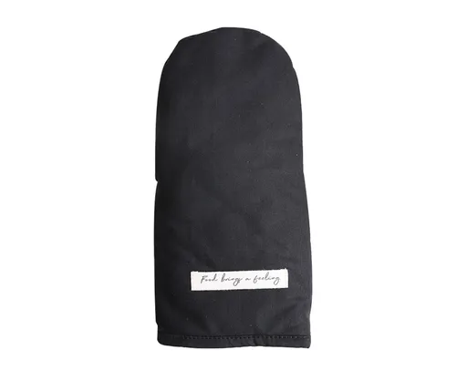 Heat Insulated Glove Cotton Grilling Gloves-Black