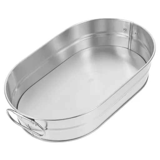 Masteelf Stainless Steel Beer Bucket Cooler Tub for Cold Drinks and Beverage Serving with Bread Holder
