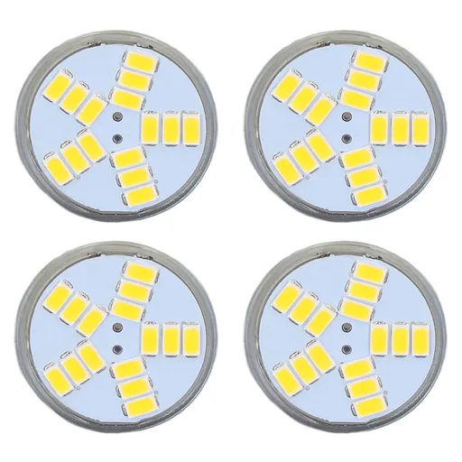 4Pcs MR11 LED Bulb 5W 500lm Bulb Replacement with 15 Beads Double Pin Base for Spotlight Landscape LampCold White