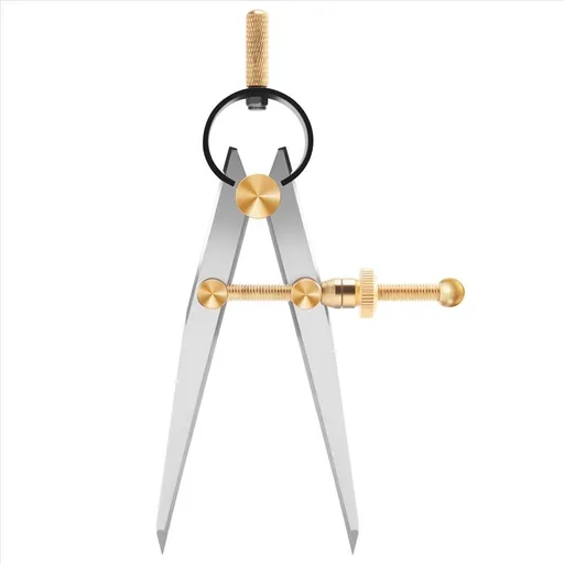 Leather Craft Rotating Tool Diy Wing Divider Adjustable Steel Spacing Compass Edge Creaser