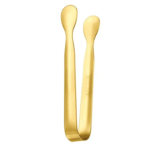 Ice Tongs Mini Sugar Tongs 4.3Inch Stainless Steel Small Serving Tongs, Small Kitchen Tiny Tongs for Appetizers,Tea Party