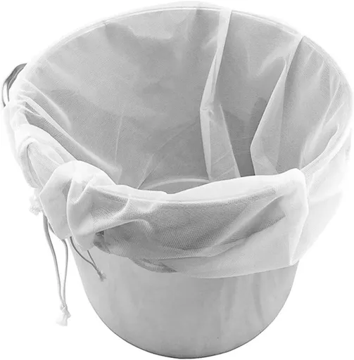 26" * 22" straining bag for filtering home-brewed beer, wine, jam, fruit, nuts, milk and yoghurt - jelly bag for making jam - reusable