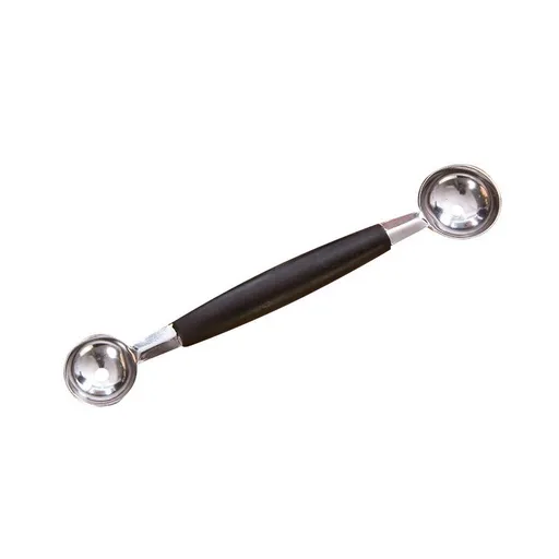 2 PCS Double-Sided Fruit Melon Baller Spoon, 2 in 1 Stainless Steel Melon Ballers Melon Scoop for WatermelonIce Cream,18cm