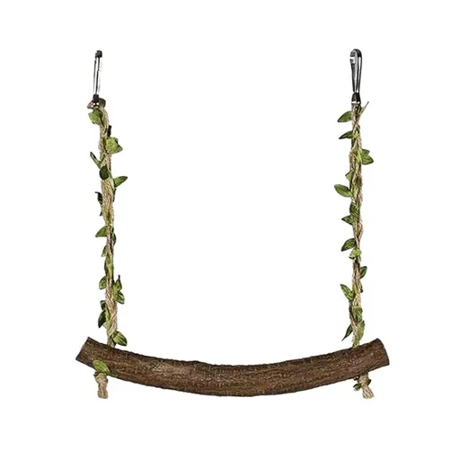 2pcs Swing Chicken Toy Perch Chicken Stand Bird Chew Toy for Birds Parrots Training Stand Holder Bird Toy Chickens and Parrots Bird Swings Birdcage Accessories（small size）