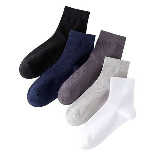 Men Combed Cotton Socks Ai Tmall Deodorant Sweat Abs White 38-44