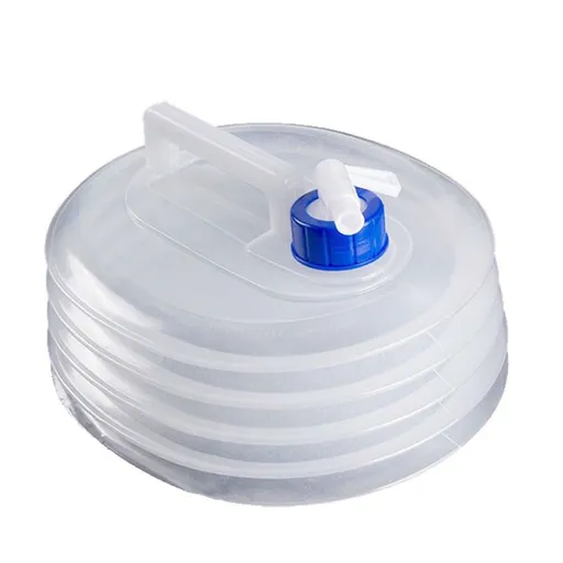 Collapsible Water Bucket, Emergency Water Storage Collapsible Water Container, Reuseable Foldable Leak Proof Portable 5L