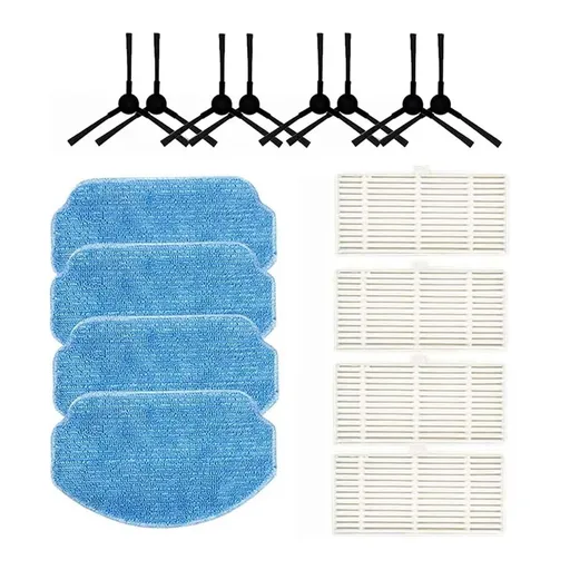 Vaccum Cleaner Filter Side Brushes Kit For Onson For Mamnv Br150 Br151 Sweeper For Haier Tl30U1 Vaccum Cleaner Filter Rags As Shown