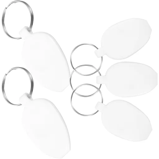 5 Pcs Lottery Scratch Ticket Scraper Tool Plastic White 7x2.6x0.6cm