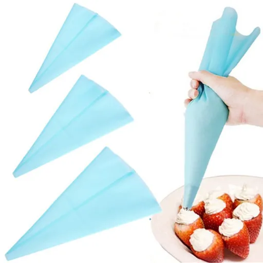 Cake Bag 3pcs Icing Bag Piping Bags Pastry Bag Cake Reusable Pastry Bags Pastry Bags, Baking Cookie Cake Decorating Bags
