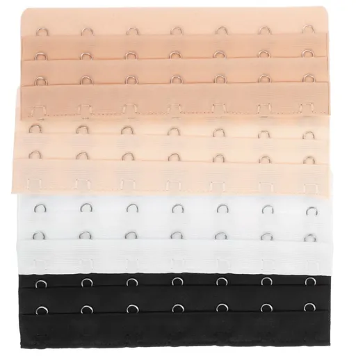 4 Pcs Womens Corset Hook Bra Extenders for Plus Size Bra Extension Corset Extender Women Women's