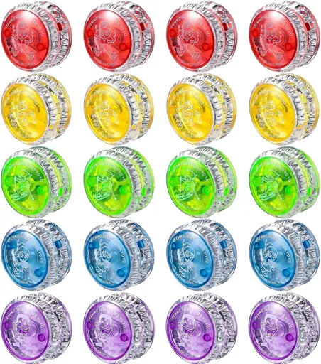 40 Pieces Light up Yo Yo Bulk, LED Responsive Ball Colorul Plastic Light up Party avors or Birthday Bag illers Carnival Prizes