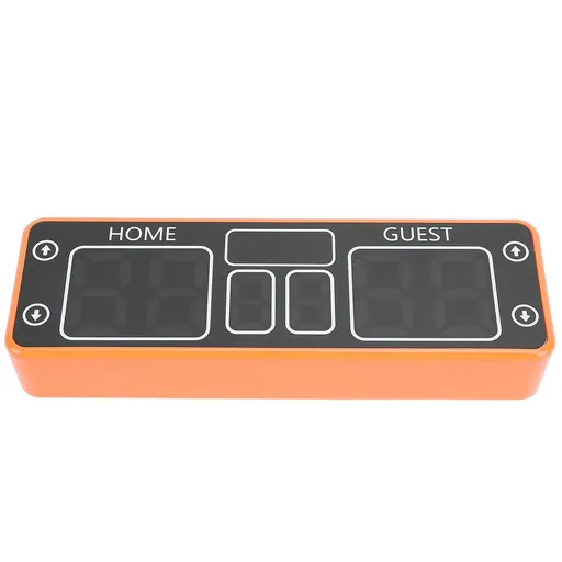 Digital Scoreboard Battery Powered Scoreboard LED Electronic Scoreboard Score Keeper 2000mAh for Indoor Outdoor Games Orange