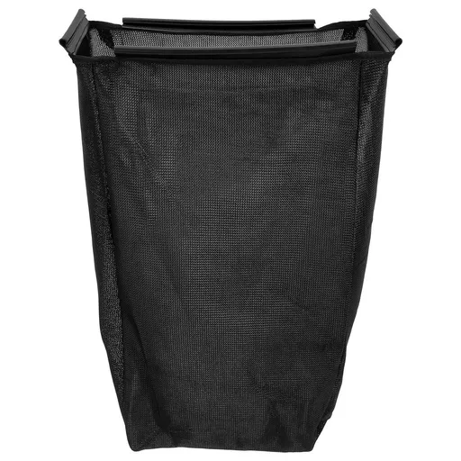 Universal Black Nylon Lawn Mower Grass Catcher Bag with Adjustable Drawstring for Easy Fit and Use