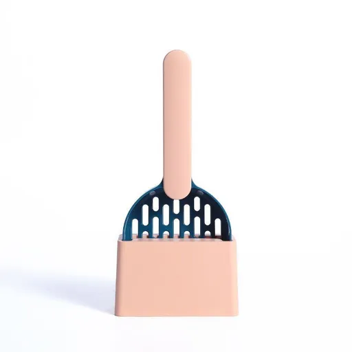 Indigo-Pink Two-tone Litter Scoop Set
