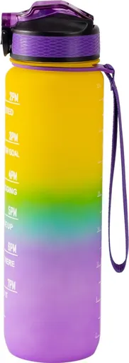 Motivation Water Bottle, Water Bottle with Straw, Water Bottle with Time Marking, Children's Drinking Bottle, On Hydration Challenge