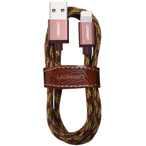 UGREEN MFI Certified Cable for iPhone 1M Dark brown 40689