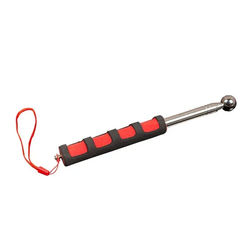 Sponge handle, stainless steel foldable flagpole, thickened and bold, tapping ceramic tiles, hollow drum detection hammer