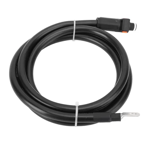4 AWG Power Cable External Negative Battery Box Cord Straight Plug and SC25-8 Terminal for Car Boat Motorcycle Tractor 2m / 6.6ft