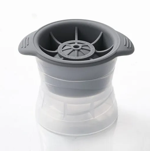 Round Large Ice Ball Mold for Whiskey,Cocktail and Soft Drinks.Slow Melting,Long-lasting Chilled,Super Large Sphere Ice Cube Maker
