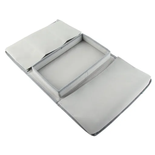Sofa Armrest Organizer 600D Oxford Cloth Multi Pocket Couch Armrest Storage Bag TV Remote Holder for Cellphone Tablet Book Magazines Coffee