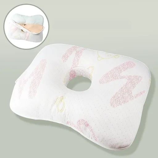 Ear Hole Pillow Pink [Removable Washable Inner Core]