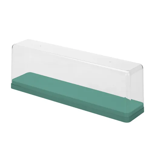 Action Figure Storage Box Dustproof Stackable Transparent Cartoon Figure Doll Display Case Green