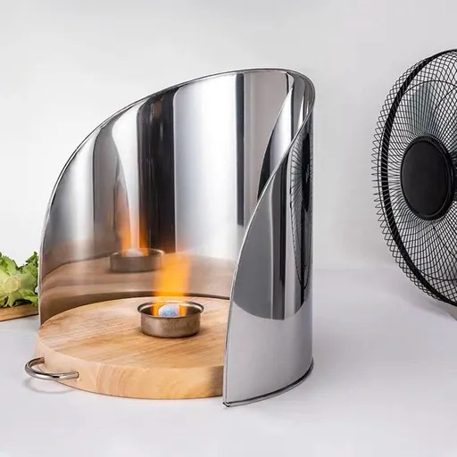 Stainless Steel Cutting Board Baffle, Plated Silver Splatter Proof Guard, Practical Kitchen Accessory
