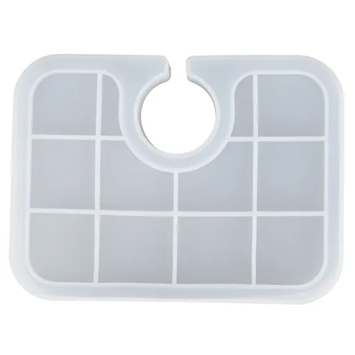 Silicone Mold Translucent Epoxy Resin Drop Glue Tray Tool for DIY Baking Decoration MakingSmall