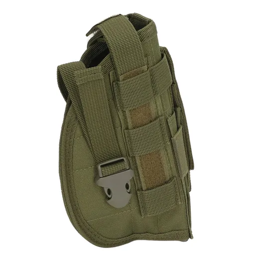 Molle Belt Holster Pouch Military Outdoor Waist Packs Multipurpose Nylon Holster Bag for Hunting Camping Olive Green