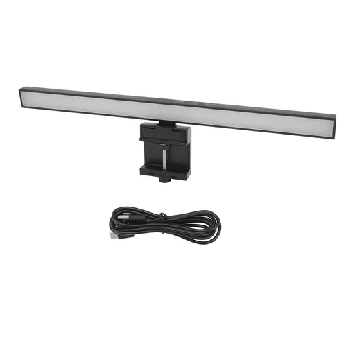 Black Laptop Monitor Lamp Anti Blue Light Eye Care LED Computer Monitor Light Bar 33cm