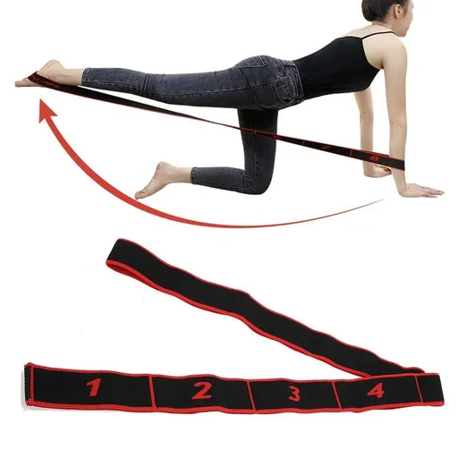 Elastic Bands Stretch Resistance Band Elastic Bands for Yoga, Physiotherapy, Pilates, Dance, Gymnastics
