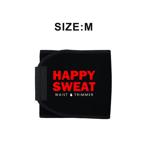 Red Premium Seamless Waist Trimmer and Body Shaper (M Size) - Postpartum Recovery & Fitness Sweat Belt for Lumbar Support