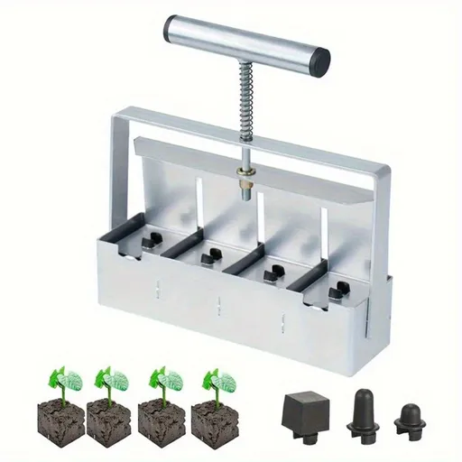 Multi-Cell Seedling Transplanter for Batch Planting-Silver