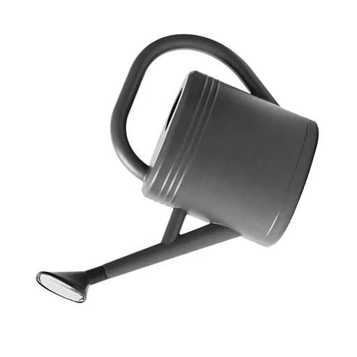 8L Plastic Household Watering Can Large Capacity Long Spout Thickened Planting Bottle for Garden Gray