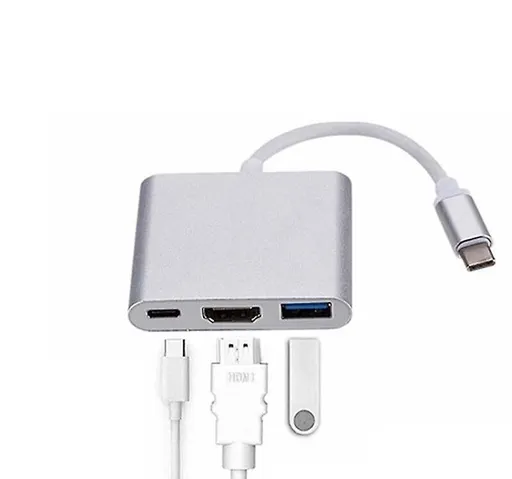 3 In 1 USB Type-C HDMI 4K Docking Station