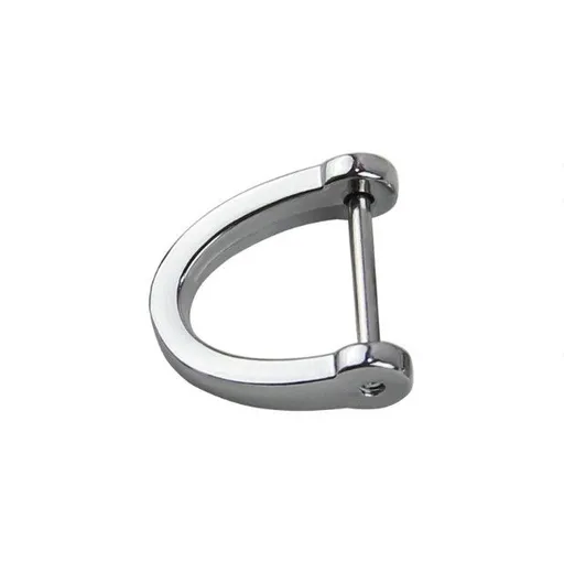 8 Shaped Keychain Car Key Ring Metal Gift Horseshoe buckle silver