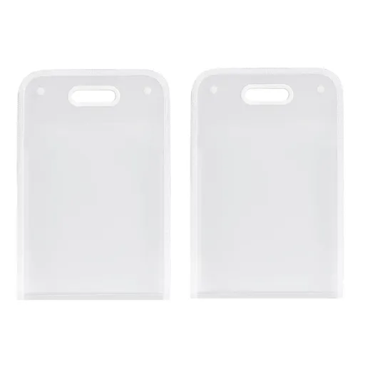 2pc 13-Pocket A4 File Storage Bag Large Capacity Document Organiser