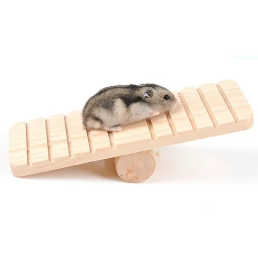 Hamster Hanging Ladder Wooden Climbing Toy Cage Excise Gift for Small Animals Dwarf Hamster,Mouse,Rat,Chinchilla,Gerbil,Hedgehog