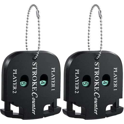 Mini Golf Score Shot Stroke Counter Clicker with Key Chain for Game Scorekeeper Portable 2 Digit Sport Scoreboard