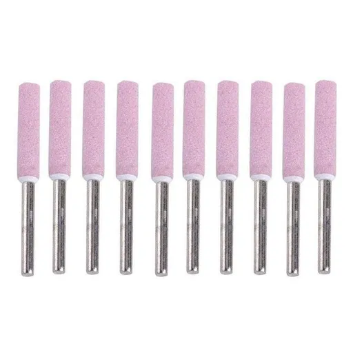 10 Pack Chain Tool Sharpener Grinding Stones for Rotary Bit Kits 4/4.8/5.5mm - 3MM X 4.8MM