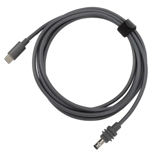 USB C to DC Power Cord 20AWG Pure Copper IP68 Water Resistant Plug and Play for Mini Dish Antenna 5 Meter / 16.4ft