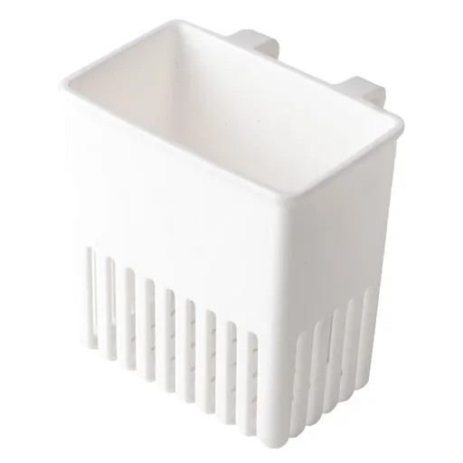 Utensil Drying Rack Holder,Compact White Plastic Drain Basket,Hanging Sink Organizer for Kitchen Dish Rack Forks Spoons