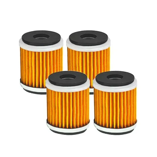4 pcs Motorcycle Oil Filter Motorcycle Oil Filter for TE125 SMS4 125 2007-2013 Motorcycle Replacement Oil Filter